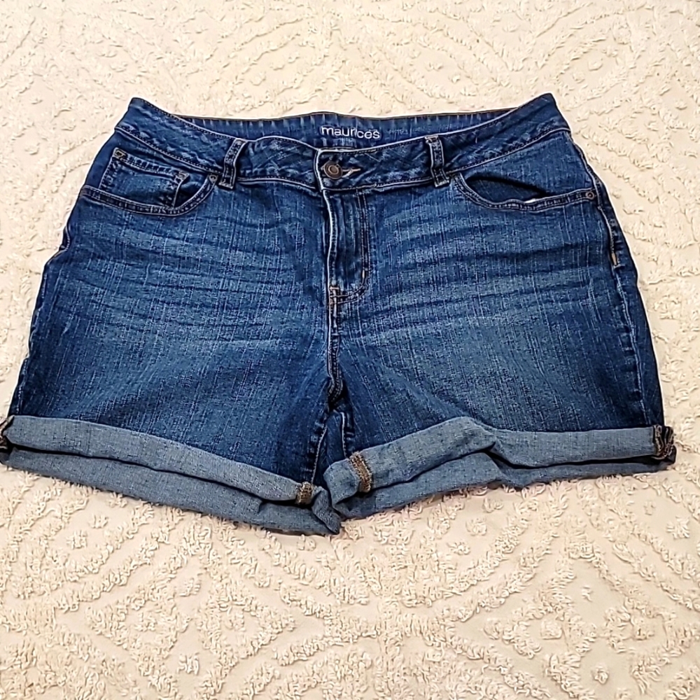 Women's Size 16 Denim Maurice's Shorts
